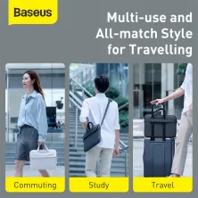 Сумка для ноутбука і гаджетів Baseus Basics Series 16" Shoulder Computer Bag Сірий