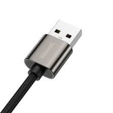 Кабель Baseus Legend Series Fast Charging Data Cable USB to Type-C 66W 11V 6A 1m Чорний