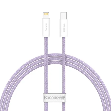 Кабель Baseus Dynamic Series Fast Charging Data Cable Type-C to Lightning PD 20W 1m Фиолетовый