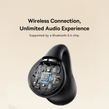Беспроводные наушники открытого типа Baseus Bass 15 Clip Open-Ear Wireless TWS Earbuds Черный
