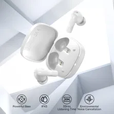 Бездротові навушники Bluetooth Baseus Bowie E20 True Wireless TWS Earphones Білий