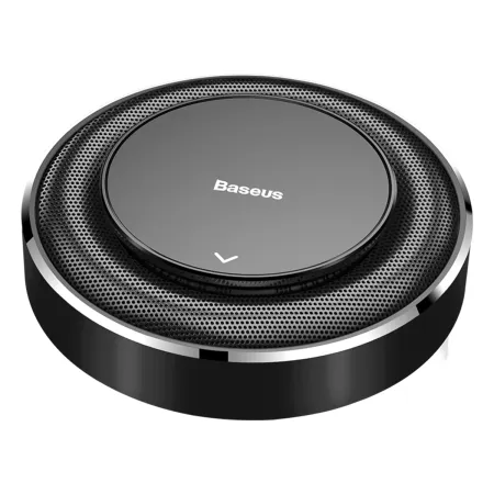 Ароматизатор в машину Baseus Metal Fabric Aroma Holder и 4 арома-картриджа Черный