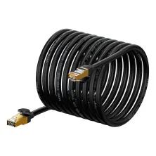 Кабель Baseus High Speed CAT7 Seven Types RJ45 10Gigabit Network Cable Ethernet Круглый 20m Черный