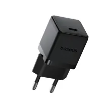 Мережевий зарядний пристрій Baseus Palm Fast Charger 1C PD3.0 30W Type-C 3A  + Кабель Type-C to Type-C 60W 20V/3A 1м Чорний
