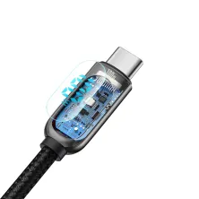 Кабель Baseus Display Series Fast Charging Data Cable Type-C to Type-C 100W 20V 5A 2m Чорний