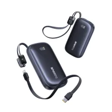 УМБ Baseus EnerFill FC21 Qpow 3 Ultra 10000mAh 22.5W з технологією QC3.0+PD3.0 + Кабель Type-C to Lightning Чорний