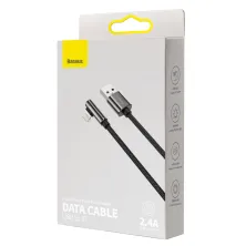 Кабель Baseus Legend Series Fast Charging Elbow Cable USB to Lightning 2.4A 2m Черный