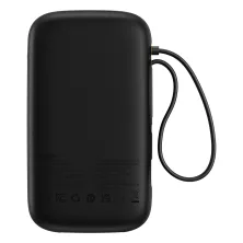 УМБ Baseus Qpow2 Dual-Cable 20000mAh 22.5W 2.4A з технологією QC3.0+PD3.0 та iP 20W+Type-C 22.5W кабелем Чорний