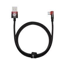 Кабель Baseus MVP 2 Elbow-shaped Fast Charging Data Cable USB to Type-C 100W 20V 5A 1m Черно-Красный