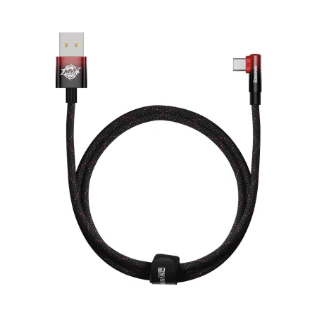 Кабель Baseus MVP 2 Elbow-shaped Fast Charging Data Cable USB to Type-C 100W 20V 5A 1m Черно-Красный