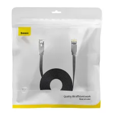 Кабель Baseus High Speed RJ45 Gigabit Network Cable Ethernet Плоский 10m Черный