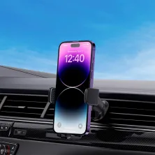 Автодержатель для телефона Baseus UltraControl Pro Series Clamp-Type Car Holder Set на торпедо и в воздуховод Черный