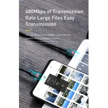 Кабель Baseus Cafule Flash Charging Data Line Cable Type-C to Type-C PD 2.0 QC 3.0 100W 20V 5A 2m Чорно-Червоний