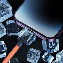 Кабель Baseus CoolPlay Series Fast Charging Cable USB to Lightning 2.4A 1m Помаранчевий
