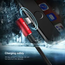 Кабель Baseus MVP Elbow Cable USB to Lightning 2A 1m Червоний