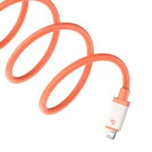 Кабель Baseus 0℃ Series Fast Charging Data Cable Type-C to Lightning PD 20W 2m Помаранчевий