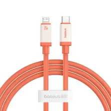 Кабель Baseus 0℃ Series Fast Charging Data Cable Type-C to Lightning PD 20W 1m Оранжевый