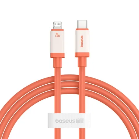 Кабель Baseus 0℃ Series Fast Charging Data Cable Type-C to Lightning PD 20W 1m Помаранчевий