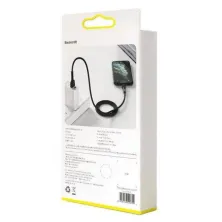 Кабель Baseus Silica Gel Series Fast Charging Data Cable USB to Lightning 2.4A 1m Черный
