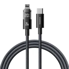 Кабель Baseus Display 2 Series Fast Charging Data Cable Type-C to Lightning PD 20W 1m Чорний