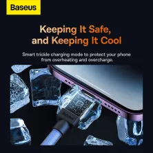 Кабель Baseus CoolPlay Series Fast Charging Data Cable Type-C to Lightning PD 20W 1m Синій