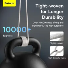 Кабель Baseus Dynamic Series Fast Charging Data Cable USB to Type-C 100W 20V 5A 1m Белый