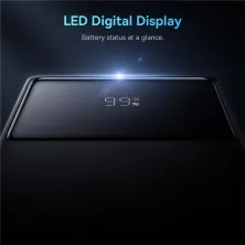 УМБ Baseus Star-Lord Digital Display 10000mAh 22.5W с технологией QC3.0+PD3.0 2USB+Type-C + Кабель USB to Type-C Черный