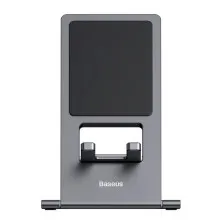 Підставка для телефона і планшета настільна Baseus Foldable Metal Desktop Holder Сірий