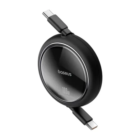 Кабель Baseus Free2Draw Mini Retractable Charging Data Cable Type-C to Type-C 100W 20V 5A 1m Черный