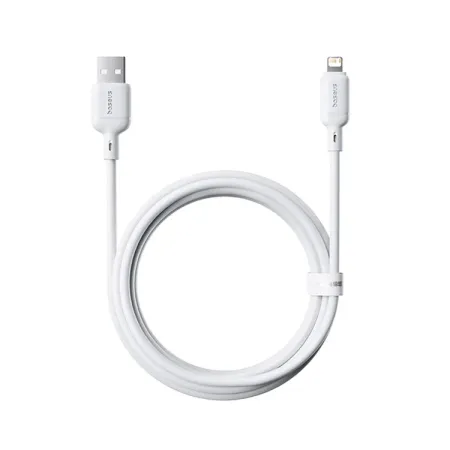 Кабель Baseus Silky Series Fast Charging Data Cable USB to Lightning 2.4A 2m Белый