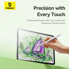Стілус Baseus Smooth Writing 3 3-in-1 Passive Stylus Non-magnetic Version Білий