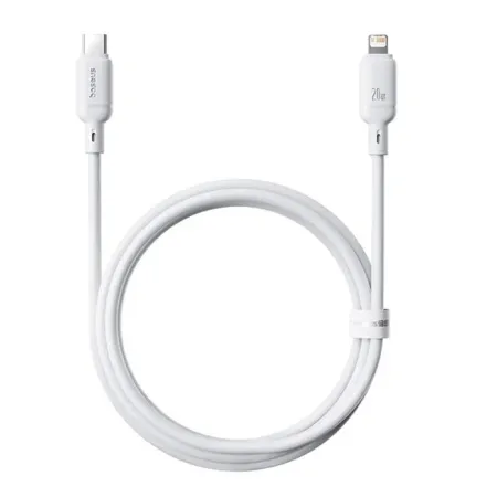 Кабель Baseus Silky Series Fast Charging Data Cable Type-C to Lightning PD 20W 1m Белый