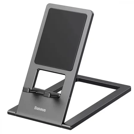 Підставка для телефона і планшета настільна Baseus Foldable Metal Desktop Holder Сірий