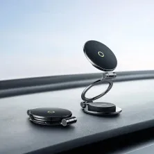 Автодержатель для телефона магнитный Baseus MagPro Series II Magnetic Car Mount на торпедо Черный