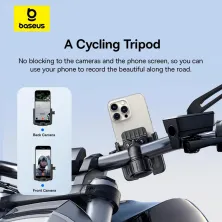 Тримач телефона на велосипед Baseus GoTrip Series Bike Phone Mount Чорний