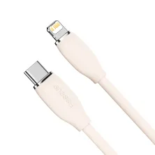 Кабель Baseus Jelly Liquid Silica Gel Fast Charging Data Cable Type-C to Lightning PD 20W 1.2m Рожевий