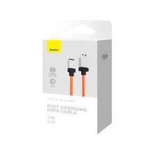 Кабель Baseus CoolPlay Series Fast Charging Cable USB to Lightning 2.4A 2m Помаранчевий