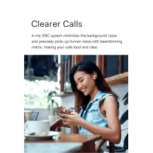 Бездротові Bluetooth навушники Baseus Bowie M1 з функцією шумозаглушення ANC Білий