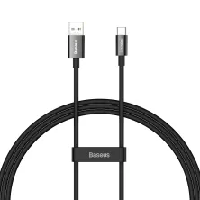 Кабель Baseus Superior Series Fast Charging Data Cable USB to Type-C 65W SUPERVOOC 1m Чорний