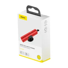 Аварійний молоток і ніж для ременя автомобільний Baseus Sharp Tool Safety Hammer Червоний