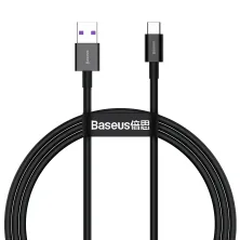 Кабель Baseus Superior Series Fast Charging Data Cable USB to Type-C 66W 11V 6A 1m Чорний