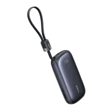 УМБ Baseus EnerFill FC21 Qpow 3 Ultra 10000mAh 22.5W з технологією QC3.0+PD3.0 + Кабель Type-C to Lightning Чорний