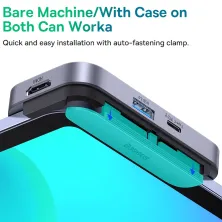 USB-хаб Baseus 4in1 PadJoy 4-Port Type-C HUB Adapter Type-C to USB3.0*1, Type-C*1, 4KHDMI, AUX Сірий