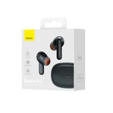 Бездротові Bluetooth навушники Baseus Bowie M1 з функцією шумозаглушення ANC Чорний