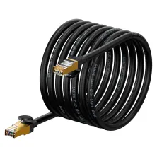 Кабель Baseus High Speed CAT7 Seven Types RJ45 10Gigabit Network Cable Ethernet Круглый 8m Черный