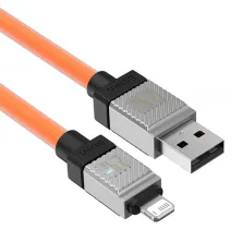 Кабель Baseus CoolPlay Series Fast Charging Cable USB to Lightning 2.4A 2m Помаранчевий