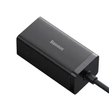 Сетевое зарядное устройство Baseus GaN5 Pro Desktop Fast Charger 67W USB+2Type-C+HDMI + кабель Baseus Type-C to Type-C 100W 20V/5A 1м Черный