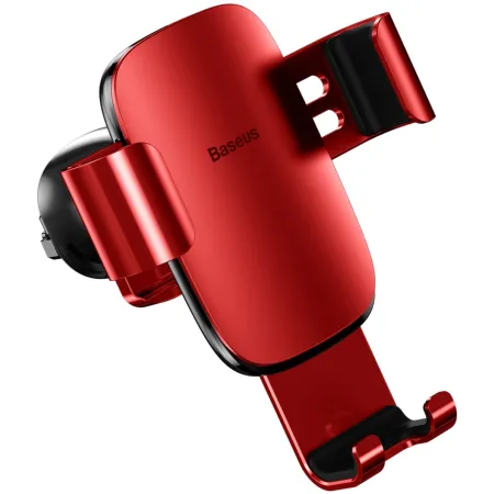 Автодержатель для телефона Baseus Metal Age Gravity в воздуховод Красный