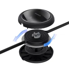 Кабель Baseus Free2Pull Retractable Fast Charging Data Cable Type-C to Lightning PD 20W 1m Чорний