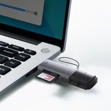 Кардрідер Baseus Lite Card Card Reader USB/Type-C, SD/TF Cards Сірий